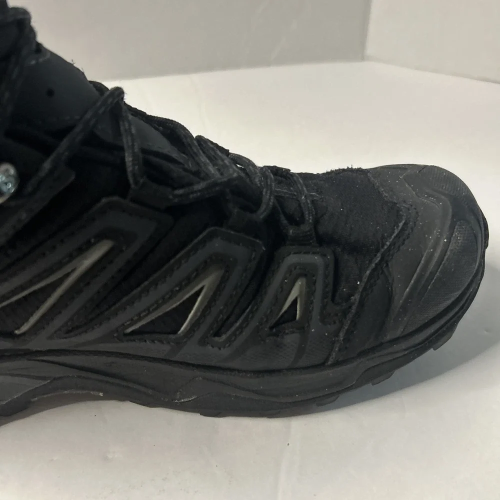 Salomon X Ultra Mid 2 Ortholite Contagrip  Gore-Tex Boots Black Mens US 8.5